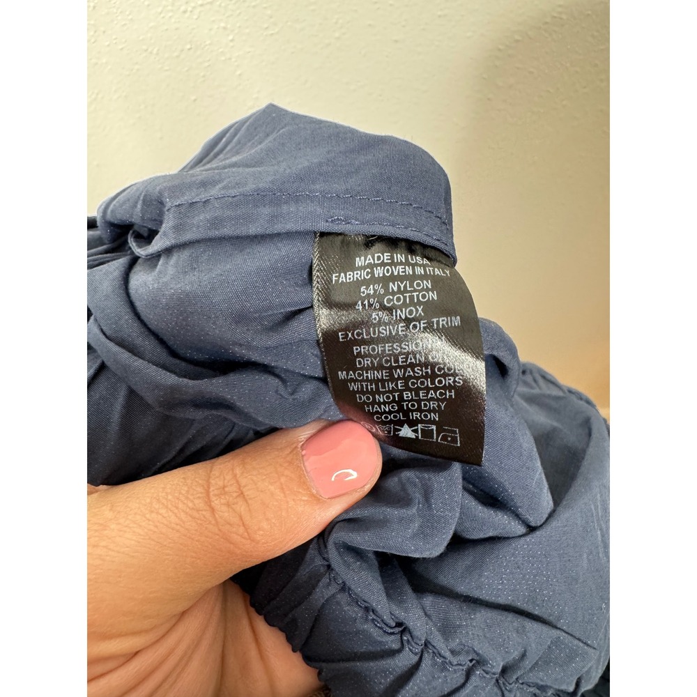 Kal Rieman Split Hem Capri Navy Size Xsmall - Picture 6 of 6